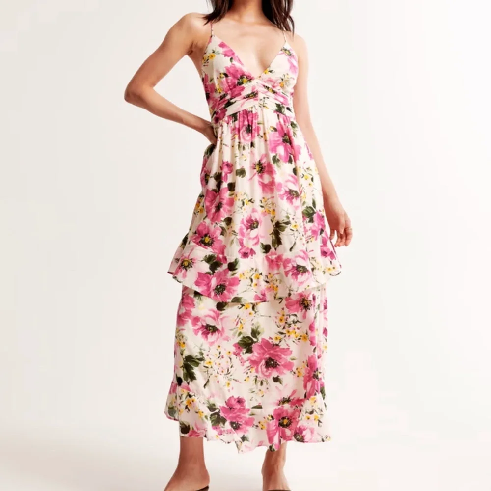 Tiered Ruffle Maxi Dress